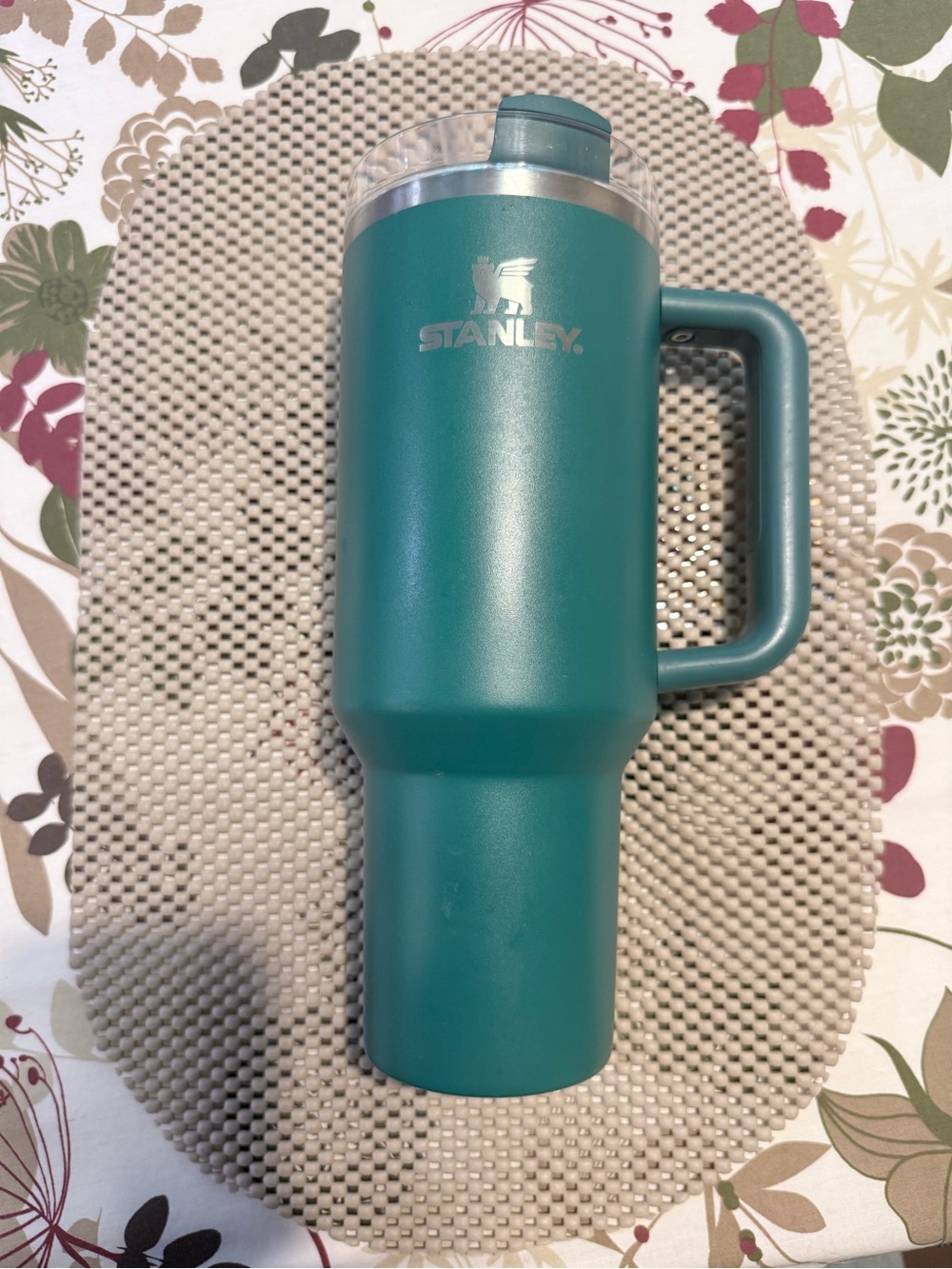 Stanley Teal Travel Mug with Handle